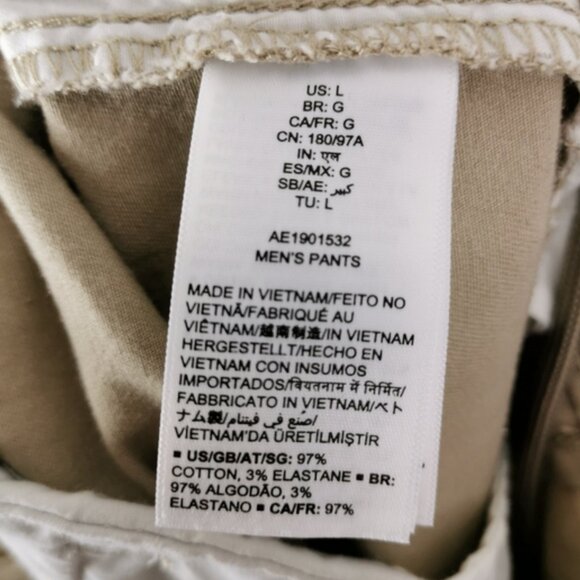 Amazon Essentials Slim Khaki Pants Elastic Cuffs L - Picture 7 of 7